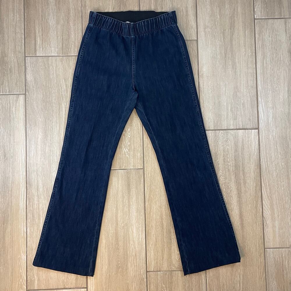 Soft Surroundings High Rise Pull On Elastic Waist Stretch Jeans Women's Small